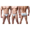 COODYAKE Mens Silky Low Rise Bikini Underwear Briefs Pack of
