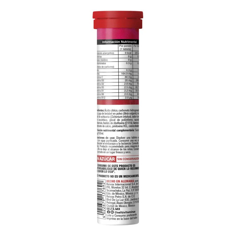 Complejo B 3 Pack Seltz Tabletas Efervescentes