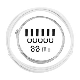 EASTERN POWER Bicycle Brake Cable & Housing, Mountain Bike Brake Cables Set, Universal Bike Brake Cables for MTB/Road Bike, White