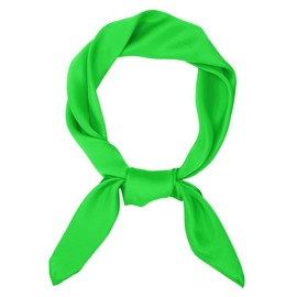 JasGood Women's Silk Scarf Silk Lightweight Elegant Silk Scarf Women's Bandana Neckerchief Headscarf Scarf Versatile Silk Scarf for Women, Green