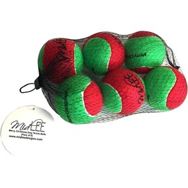 Midlee Merry Christmas Dog Tennis Balls (Regular)