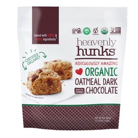 Heavenly's Hunks Organic Oatmeal Dark Chocolate Cookies, Gluten-Free, Vegan, BIG BAG 22oz