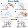 HHDQYMSG Cordless Hot Glue Gun, 20W Hot Glue Gun with