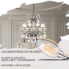 Maxax C35 LED Dimmable Bulb, E12 Base Candle Bulbs, 4W