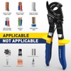 haisstronica Cable Cutters Ratcheting Cable Cutter Heavy Duty Wire Cutters