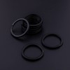30 Pieces Flat Key Rings Metal Keychain Rings Split Keyrings