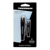 Tweezerman Stainless Steel Combo Set with Fingernail and Toenail Clippers