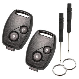 2PCS For Honda Civic 2 Buttons Key Fob Case Honda Key Fob Cover Honda Jazz Accord HRV FRV CRV CRZ Insight Pilot Stream Honda Civic Key Shell NO Blade