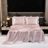 Luxury Silky Comforter Set with Sheet Set Queen 8 Pieces