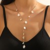 Baroque Pearl Necklaces for Women 14k Gold Plated Dainty Pearl
