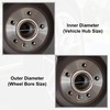 QUARKZMAN Set of 2 Car Hub Centric Rings 67.1 mm