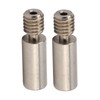 2Pcs All Metal Hotend Throat Tube High Accuracy Slick Inner