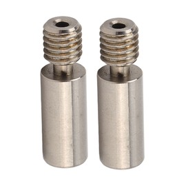 2Pcs All Metal Hotend Throat Tube High Accuracy Slick Inner Hot End Throat Tubing for 3D Printer Mirror Finish Type