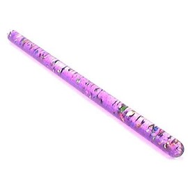 Purple Stars & Moon Glitter Wand for Kaleidoscopes or Party Favor 11 Inch
