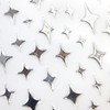 Nail Seal, Glitter, Large, Silver, Nail Stickers, Nail Art, Self
