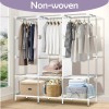 Design New Portable Closet Wardrobe Clothes Rack Storage Organizer Shelf