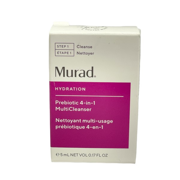 Murad Hydration Prebiotic 4-in-1 Multicleanser 5ml/0.17fl.oz. New In Box