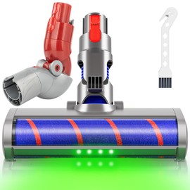 Kodahome Fluffy Motorhead Replacement for Dyson V7 V8 V10 V11 V15 Cordlss Stick Vacuums with Low-reach Adapter