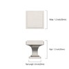 Asidrama 10 Pack Brushed Satin Nickel Kitchen Cabinet Knobs Square