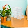 NUOBESTY Office Drawer Organizer Transparent Storage Box for Desk Bathroom