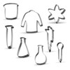 Science Chemistry Cookie Cutter Set - 8 Piece - Stainless