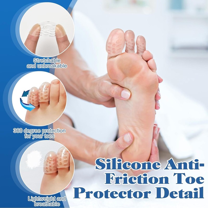 ZYHSLZ 20 Pcs Protector para Dedos de Los Pies, Protector
