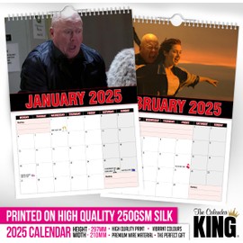 The Calendar King // Phil Mitchell - 2025 Wall Calendar (Full Colour, A4 Size)