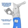 Sheffield 12116 Mini Utility Knife, Quick-Change Razor Blades Mechanism, Folding