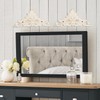 Sungmor Victorian Style Cast Iron Wall Plaque, Antique White Fleur
