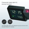 Braun Digital Projection Alarm Clock with 4 Backlight options, Negative