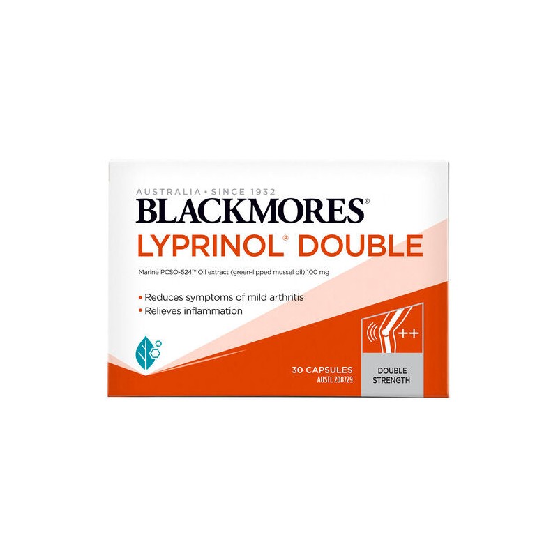 Blackmores Lyprinol Double Strength 30 Capsules