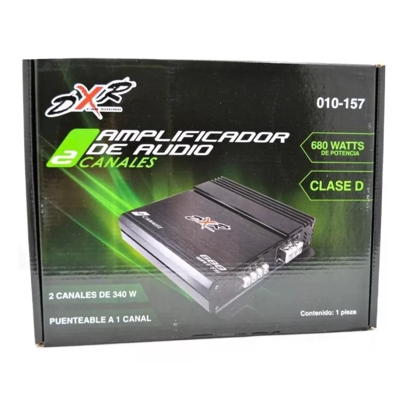 DXR Amplificador De Audio Clase D 2 Canales