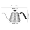 Stainless Steel Household Coffee Drip Gooseneck Kettle Pot Pour Over