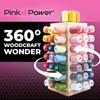 Pink Power 84 Spools Thread Holder Stand - 360° Full