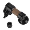 Plastic Black Aquarium Carbon Dioxide Refiner Precision Ceramic Tube Fish