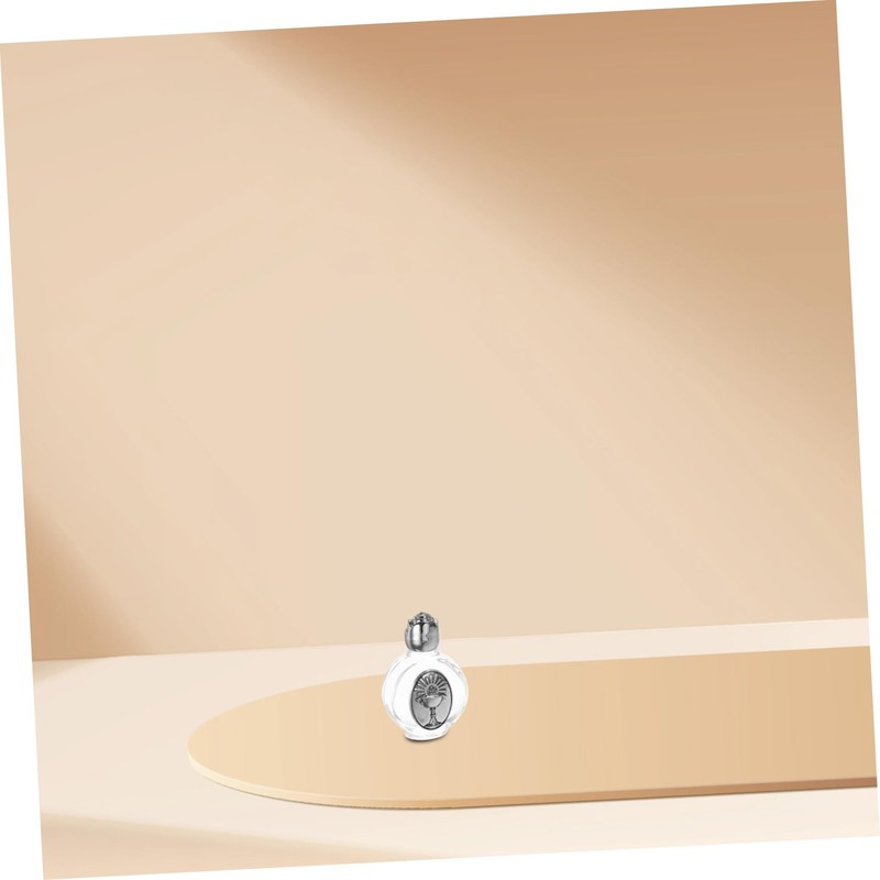 Mobestech Unique Religious 2pcs Decorative Holy Water Bottles Stylish Refillable