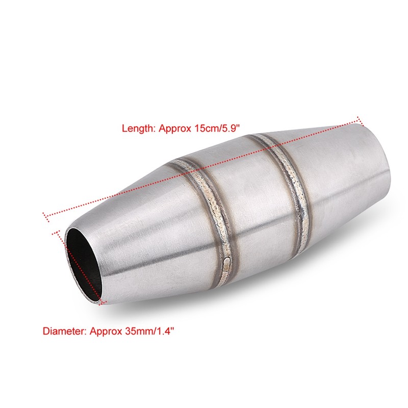 Motorcycle 35mm Full Exhaust System Universal Exhaust Pipe Muffler Silencer