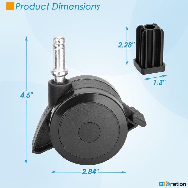 70360 Locking Caster with Insert for Weber Spirit E-310 S-310