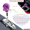 Arenbel Skull Gear Shift Knob Car Racing Handle Skeleton Shift