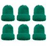 MIJOMA Set of 6 Knitted Egg Cosy Hats, Knitted Egg