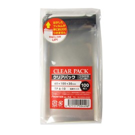 クリアパック フタ付き TP6－10 60×100＋フタ30mm│梱包資材 ビニール袋・ポリ袋