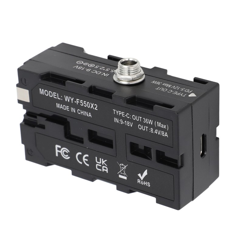 Dummy Battery NP F970 F750 F570 F550 DC Coupler Continuous