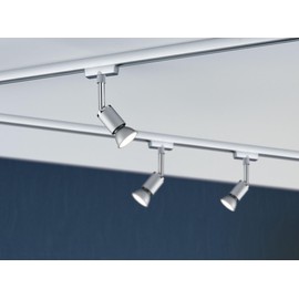 Paulmann Pure II Hochvolt-Schienensystem-Leuchte URail GU10 10W LED Chrom (matt), 953.31, Br/> Chrom, Chrom Matt, Chrom, Chrom Matt