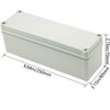 Zulkit Junction Box ABS Plastic Dustproof Waterproof IP67 Junction Boxes