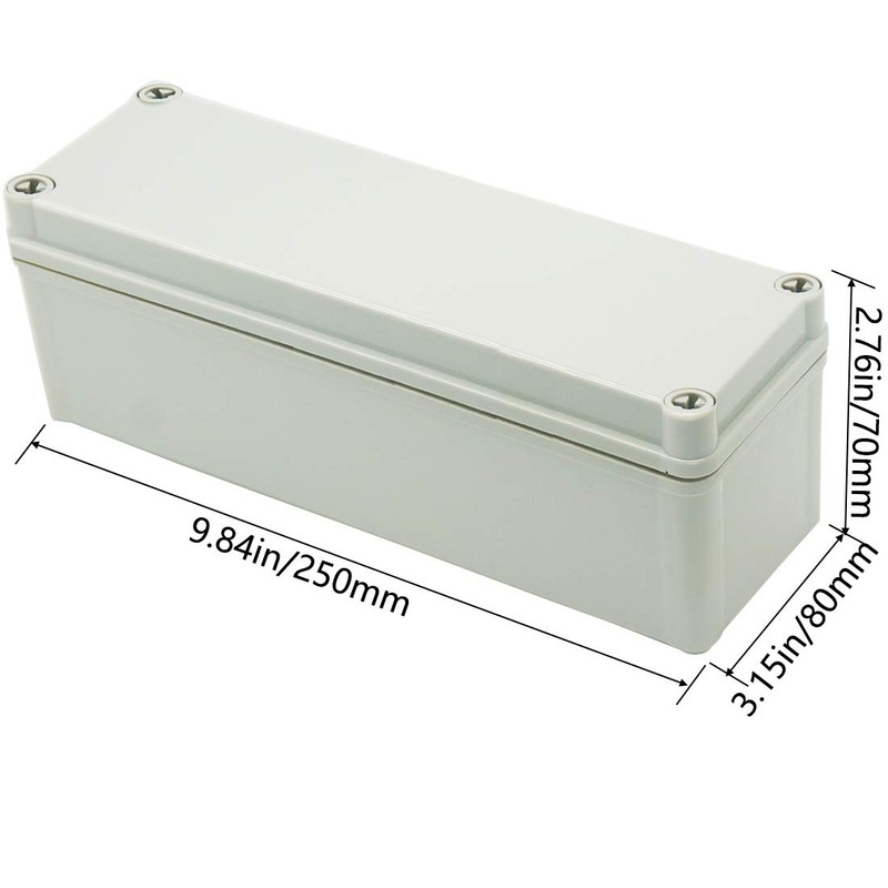 Zulkit Junction Box ABS Plastic Dustproof Waterproof IP67 Junction Boxes