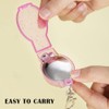 2 Pcs Foldable Stainless Steel Spoons Forks with 2 Case