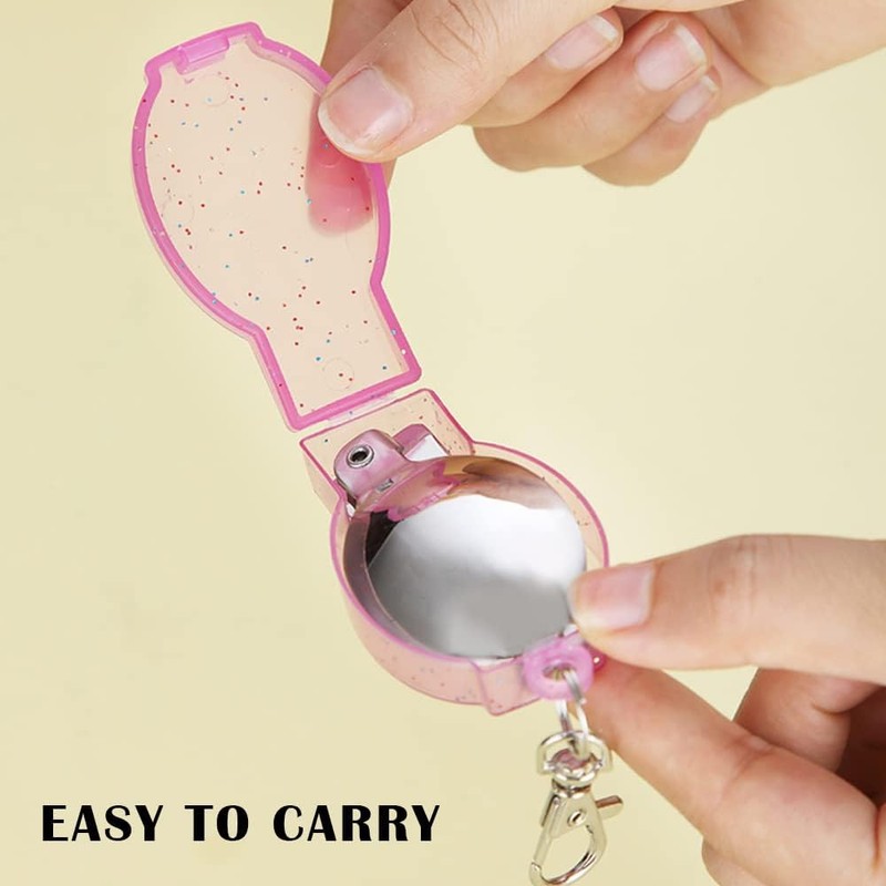 2 Pcs Foldable Stainless Steel Spoons Forks with 2 Case