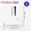 4 Pcs Textured Paint Roller Set, 9 inch Small Textured