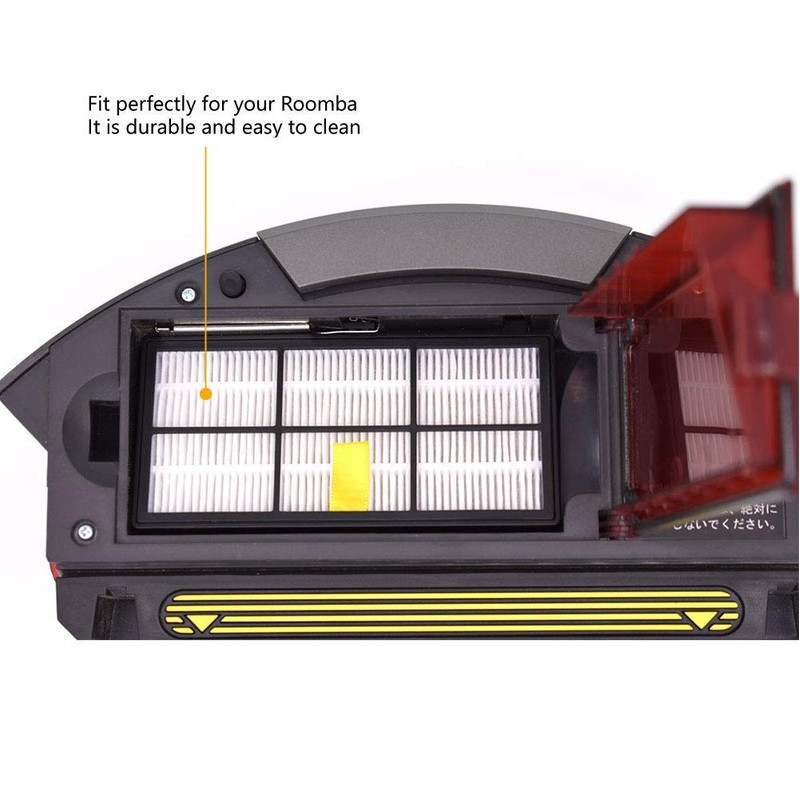 INF Zubehör für iRobot Roomba 800 900 Series 860/870/871/880/960/980,10er-Pack Staubsaugerfilter