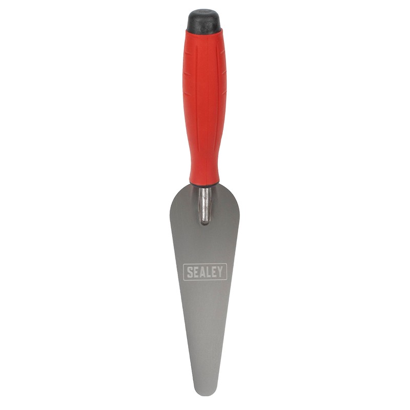 Sealey 160mm Stainless Steel Narrow Gauging Trowel, Rubber Handle -